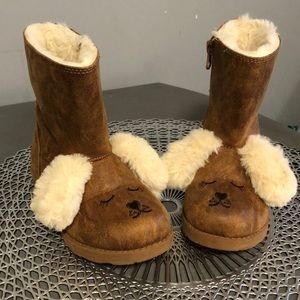 Toddler girls readawn puppy ankle fashion boots